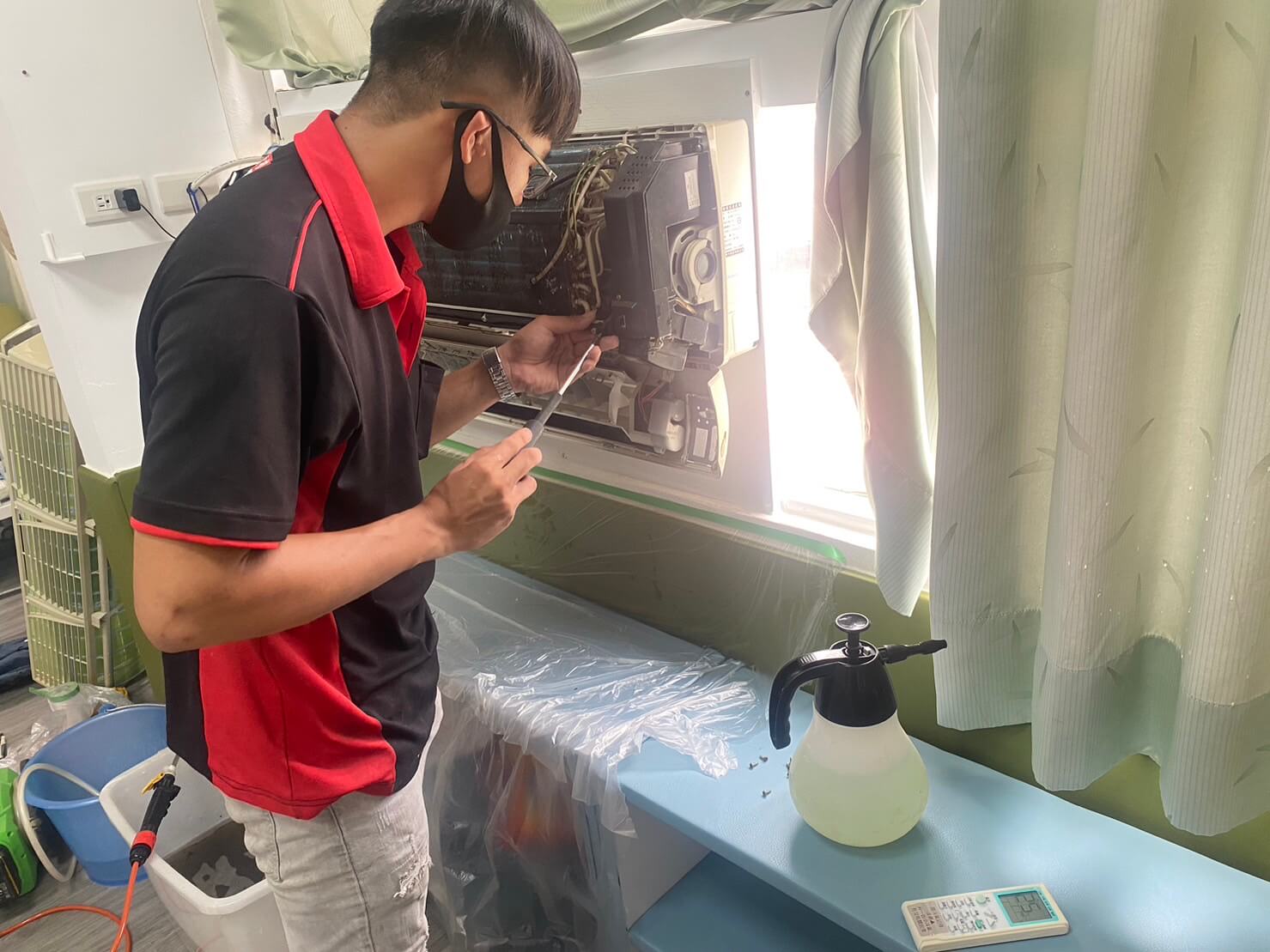 [弘楠空調案例]無尾熊托嬰中心請我們清洗冷氣+冷氣保養的第2張圖片